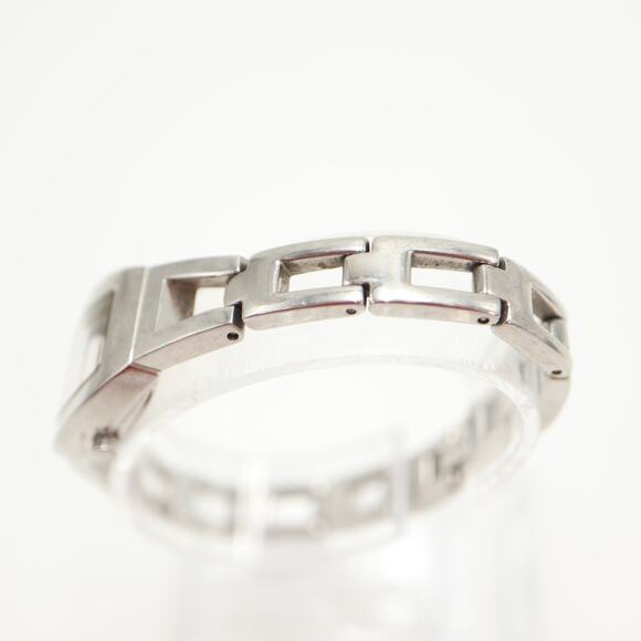 Fossil Womens Pink Barrel 18mm Dial Silver Tone Watch ES9860 with New Battery - Picture 11 of 15